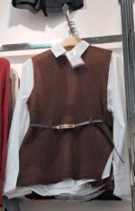 Camisa branca com tricô - Imagem 2
